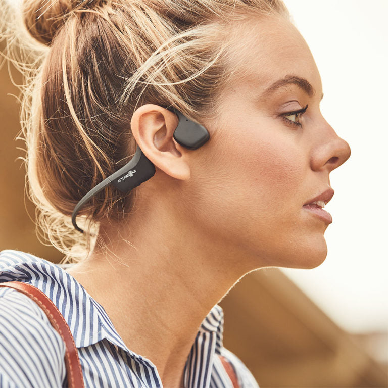 Sekoda Bone Conduction Kopfhörer Weiß - Knochenschall Bluetooth 5.4 IPX8 Wasserdicht