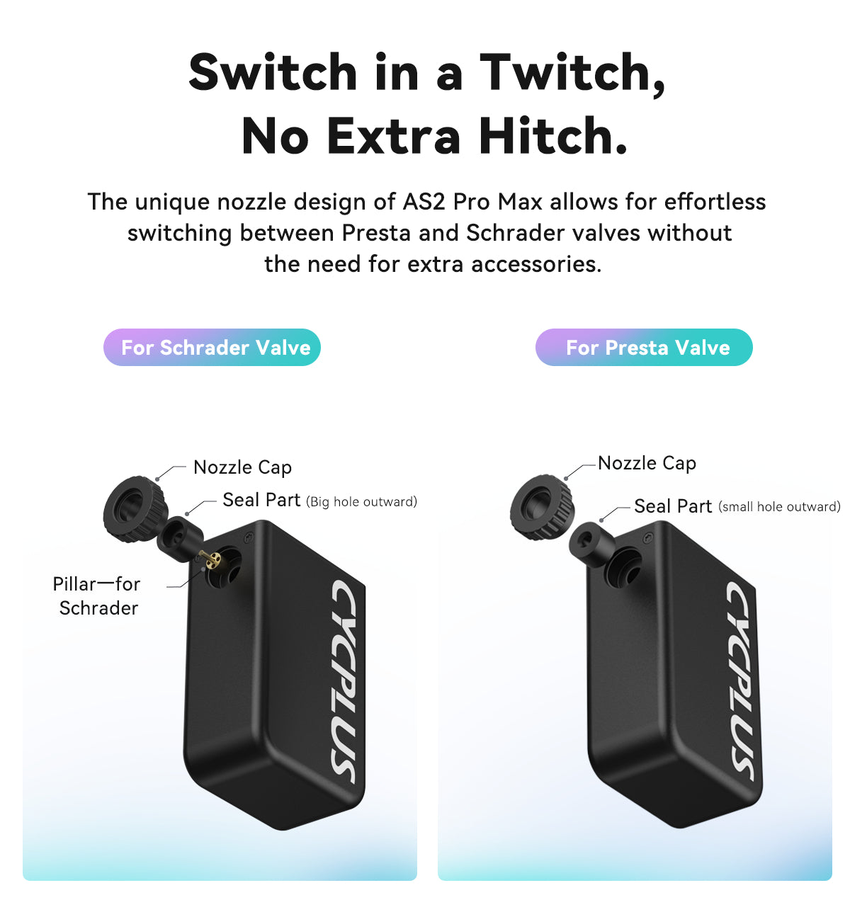 CYCPLUS Mini Pump AS2 Pro MAX – hellobikery.com
