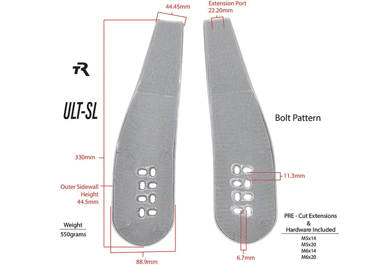 TriRig Scoops Ultimate SL Arm Cups