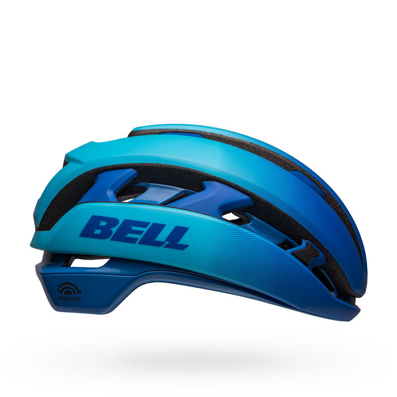bell road bike helmets uk Bell XR Spherical Helmet Matte/Gloss Blues, M