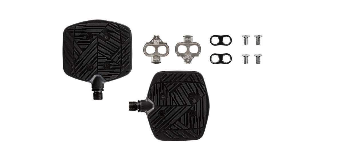 LOOK GEO TREKKING GRIP Pedals - Single Side Clipless with Platform